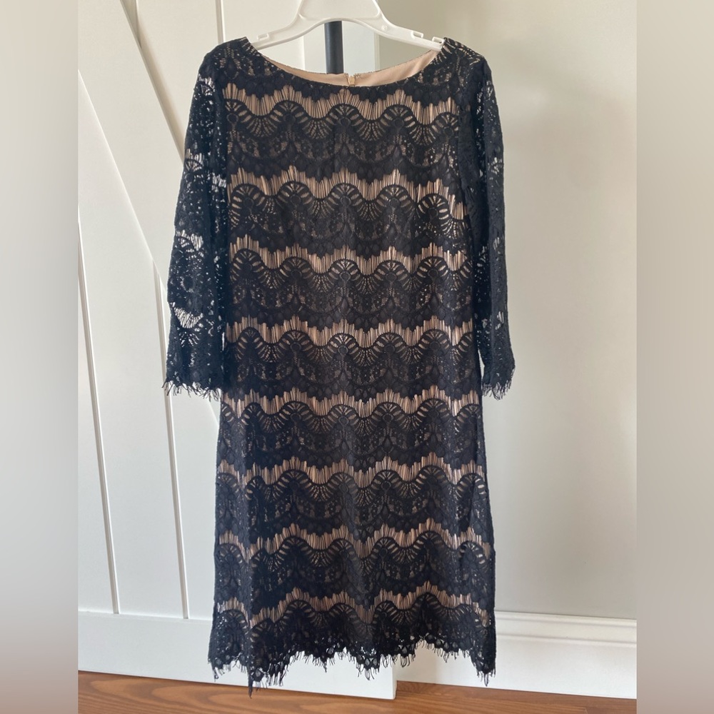 Jessica Howard black lace dress